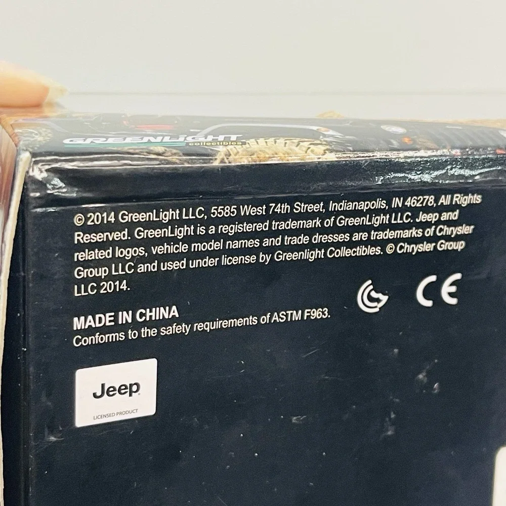 Greenlight 2013‎ Jeep Wrangler Rubicon 10th Anniversary, Black, 1:43